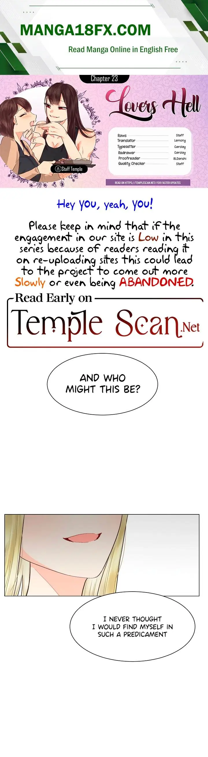 Lesbian Sex Hell Chapter 23 - Page 1