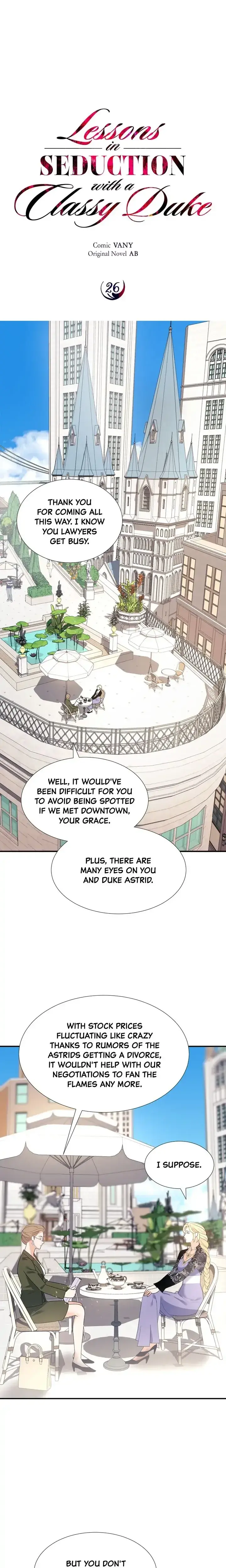 Lessons In Seduction With A Classy Duke Chapter 26 - Page 1