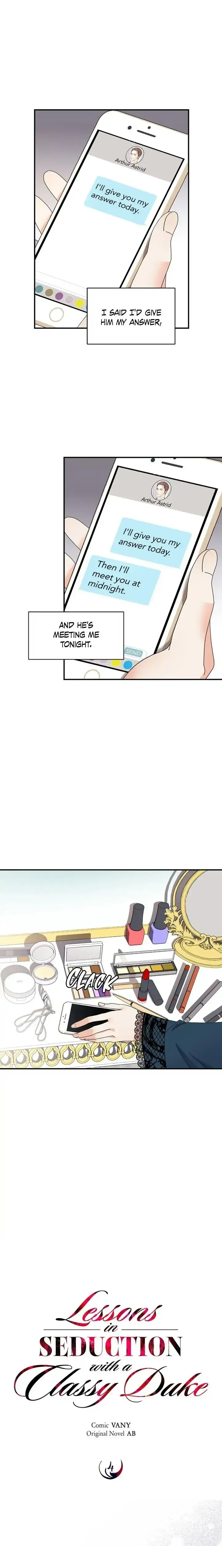 Lessons In Seduction With A Classy Duke Chapter 4 - Page 1