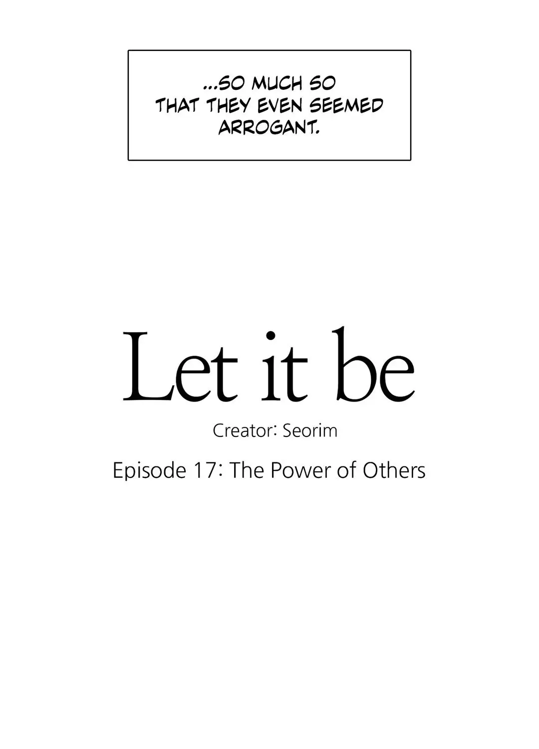Let It Be Chapter 17 - Page 6
