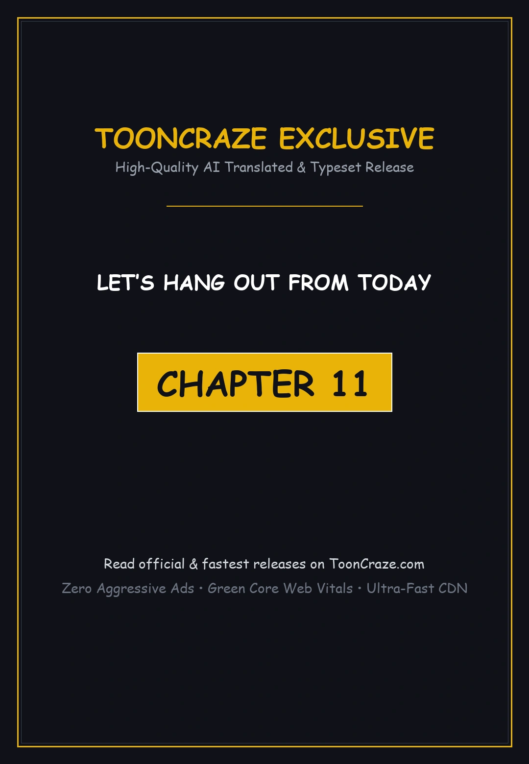Lets Hang Out From Today Baaabc Chapter 11 - Page 1