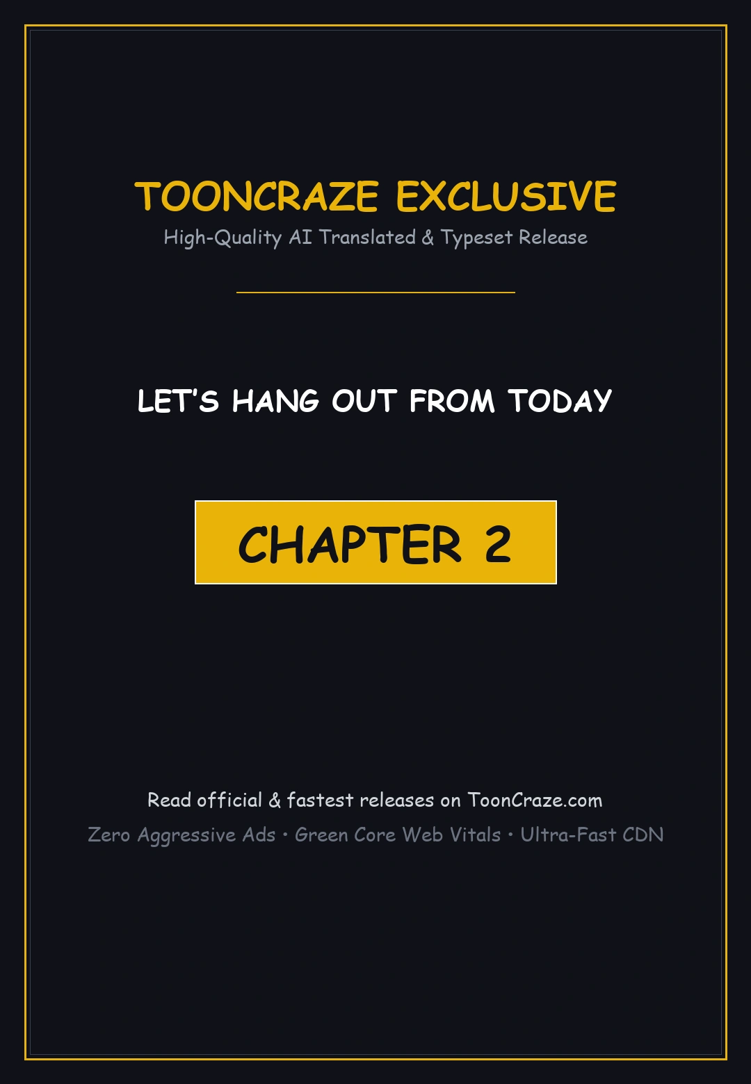 Lets Hang Out From Today Baaabc Chapter 2 - Page 1