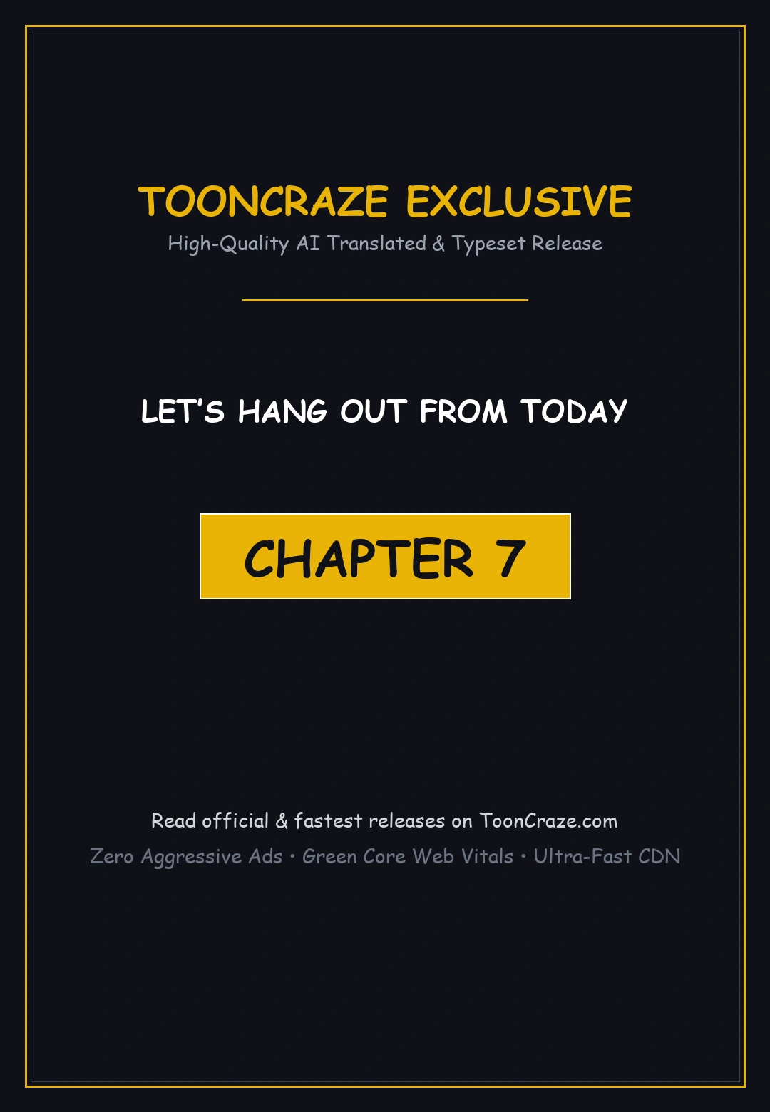 Lets Hang Out From Today Baaabc Chapter 7 - Page 1