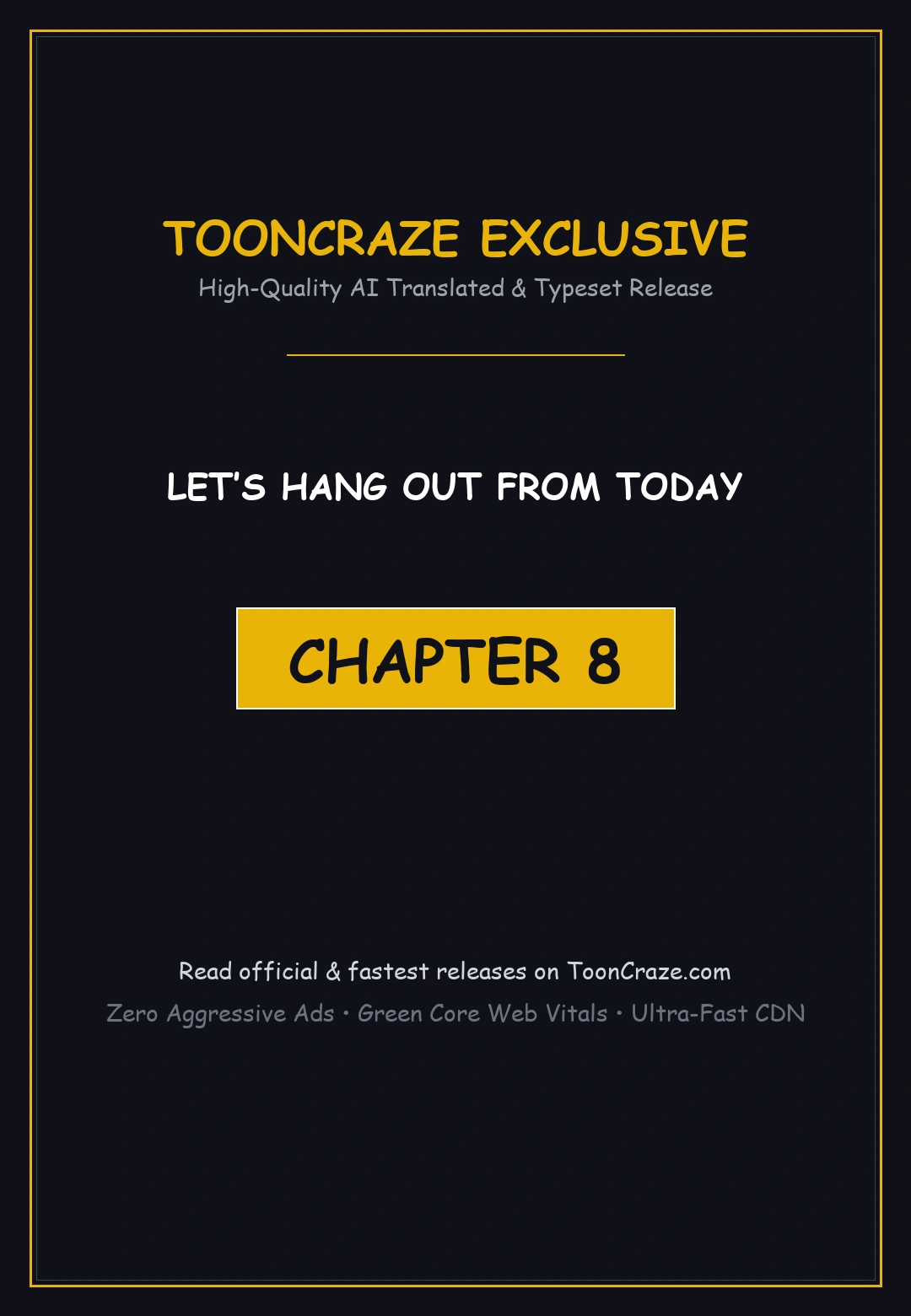 Lets Hang Out From Today Baaabc Chapter 8 - Page 1