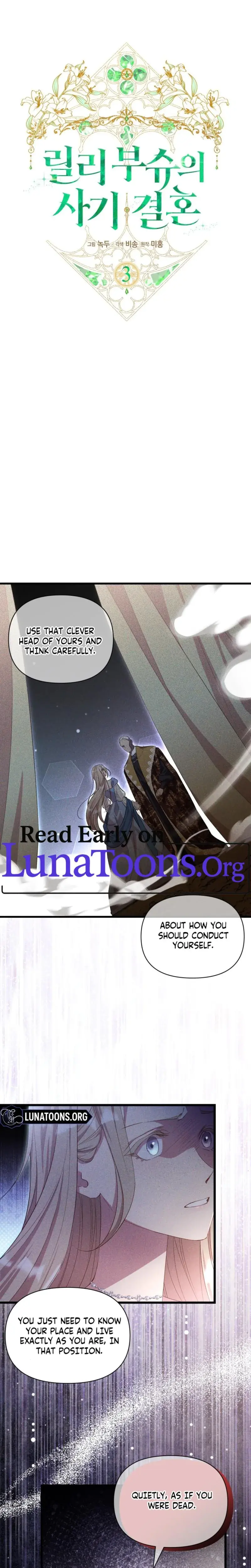Lily Buschs Fraudulent Marriage Chapter 3 - Page 1