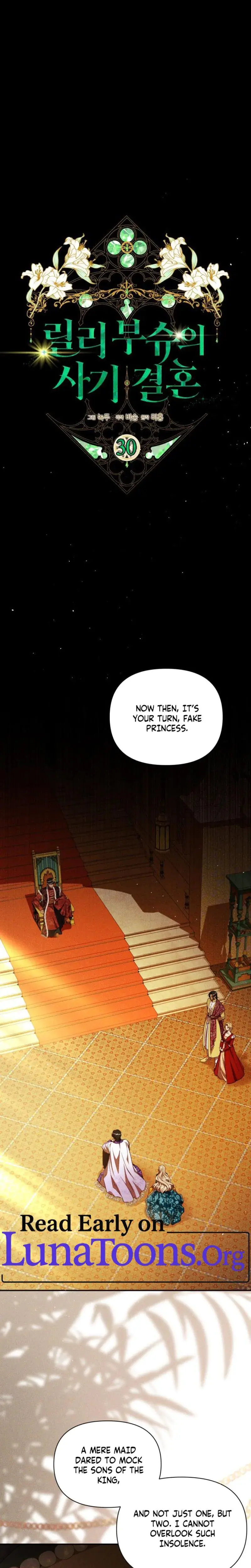 Lily Buschs Fraudulent Marriage Chapter 30 - Page 1