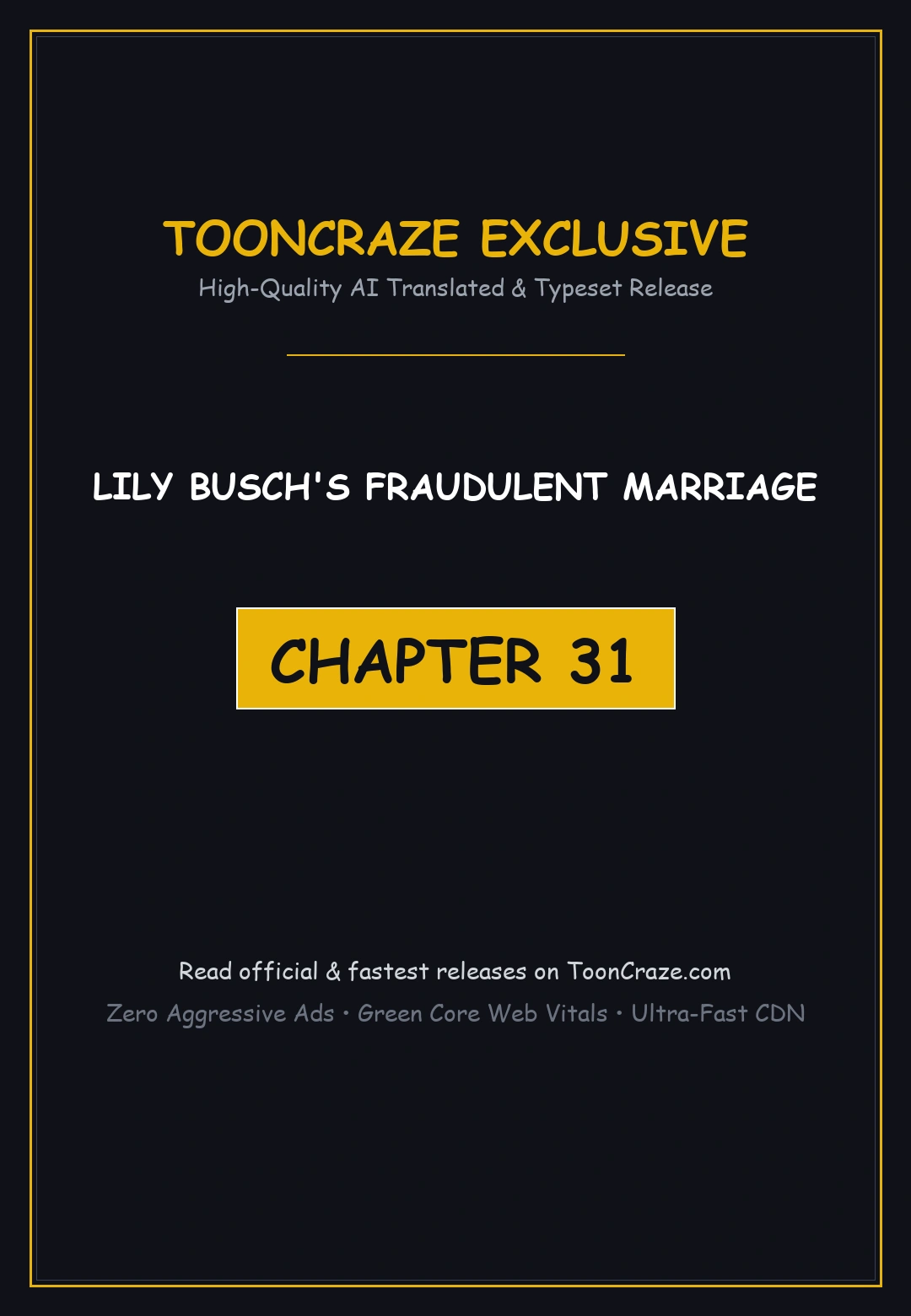 Lily Buschs Fraudulent Marriage Chapter 31 - Page 1