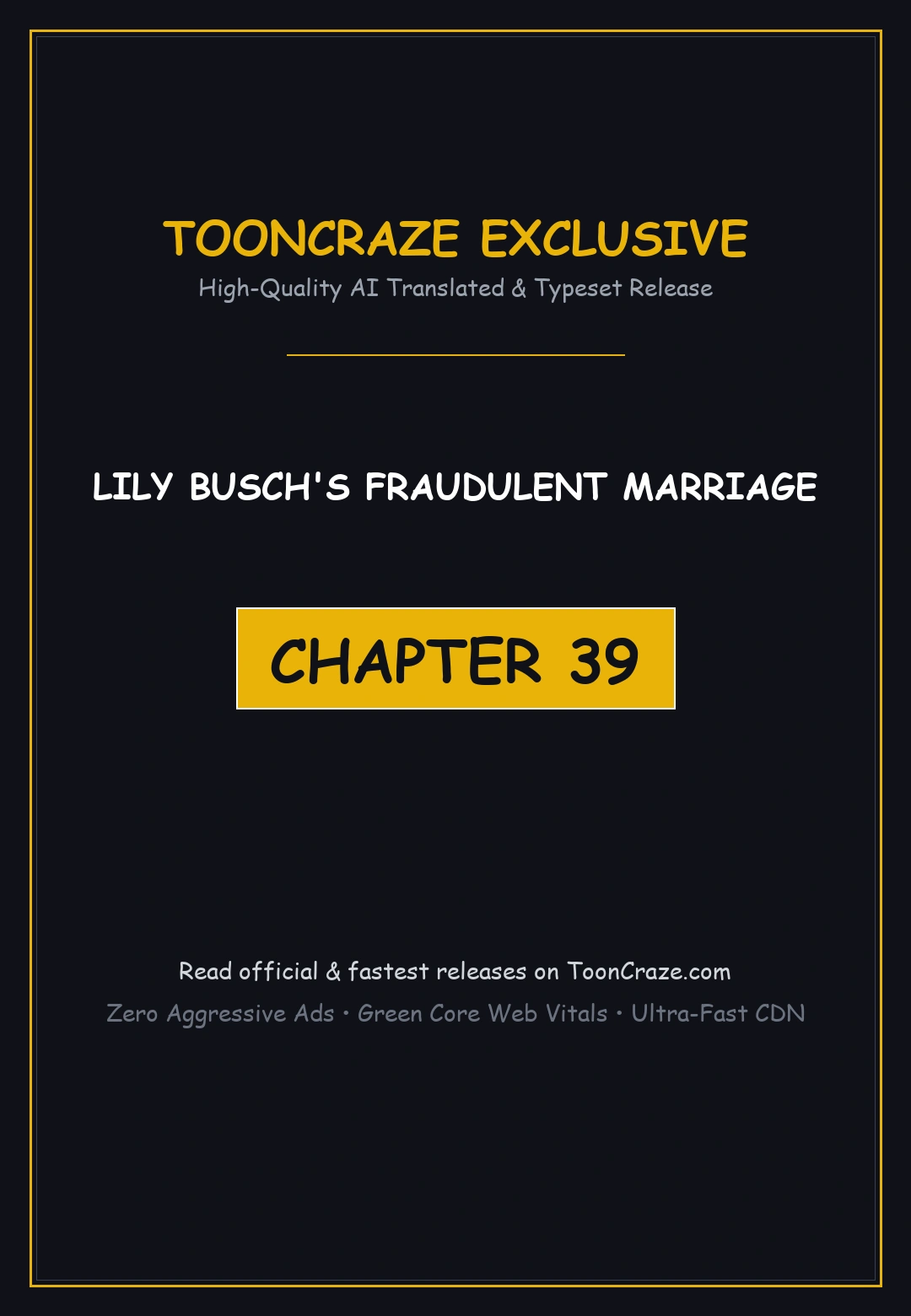 Lily Buschs Fraudulent Marriage Chapter 39 - Page 1