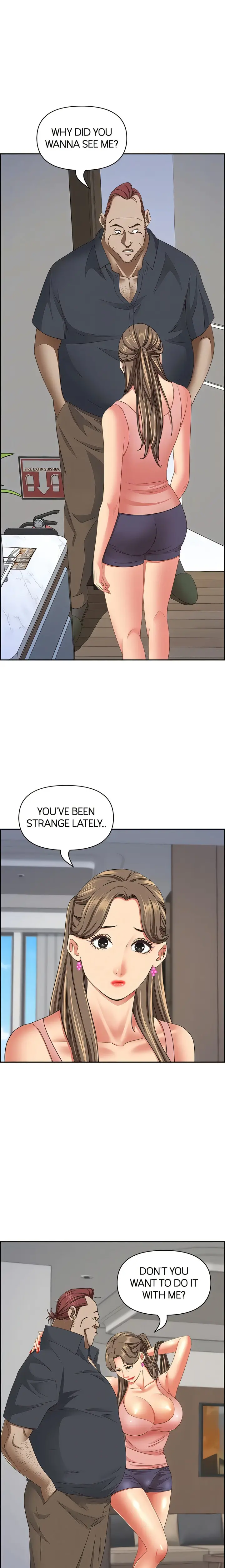Living With A Milf Manhwa Ahaabc Chapter 123 - Page 17