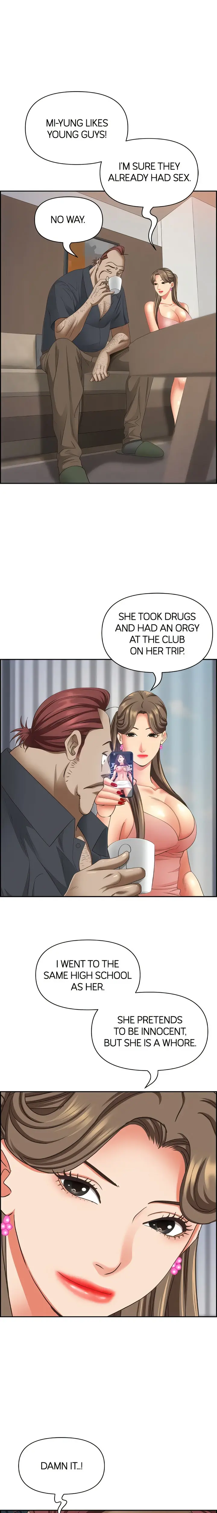 Living With A Milf Manhwa Ahaabc Chapter 124 - Page 1