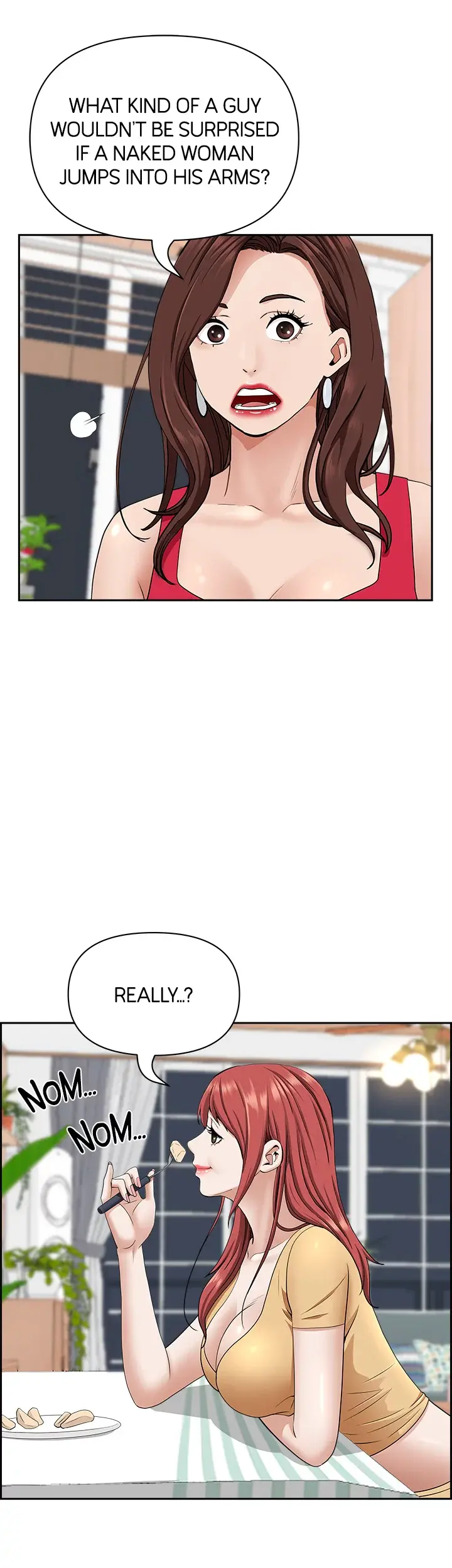 Living With A Milf Manhwa Ahaabc Chapter 56 - Page 10