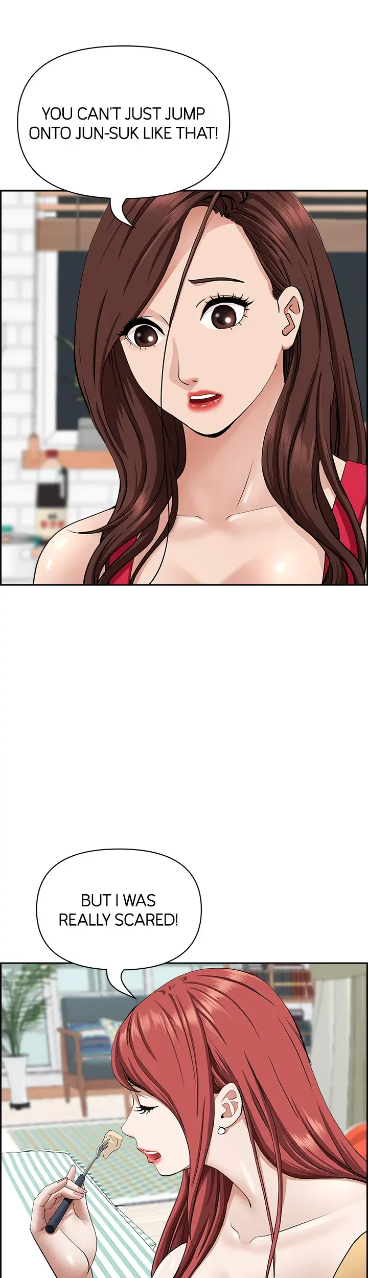 Living With A Milf Manhwa Ahaabc Chapter 56 - Page 8