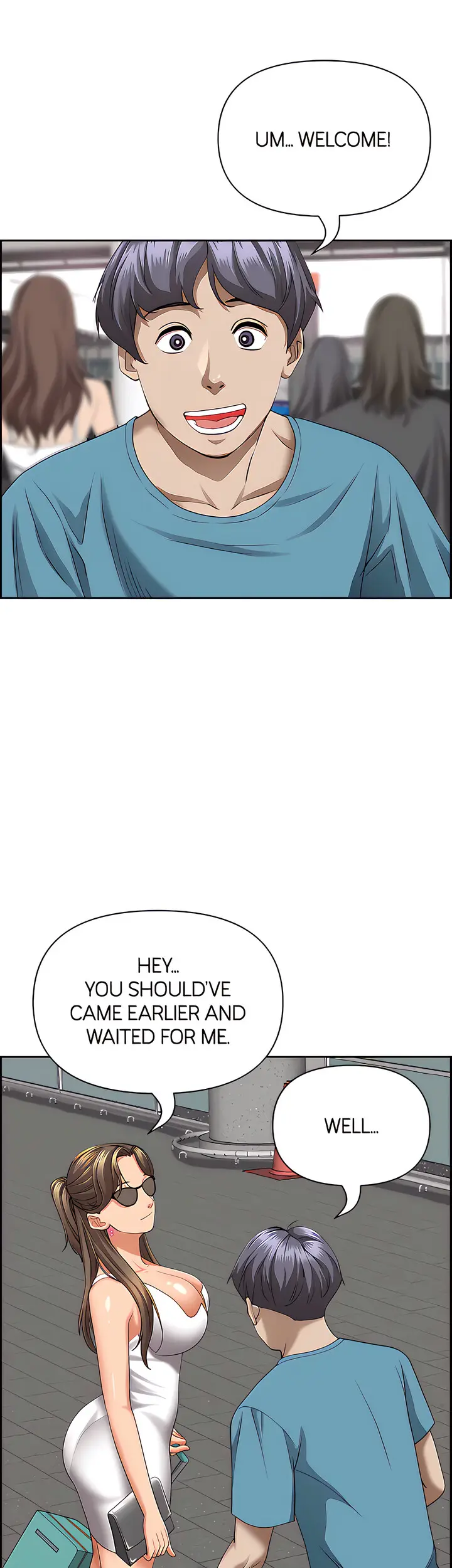 Living With A Milf Manhwa Ahaabc Chapter 59 - Page 11