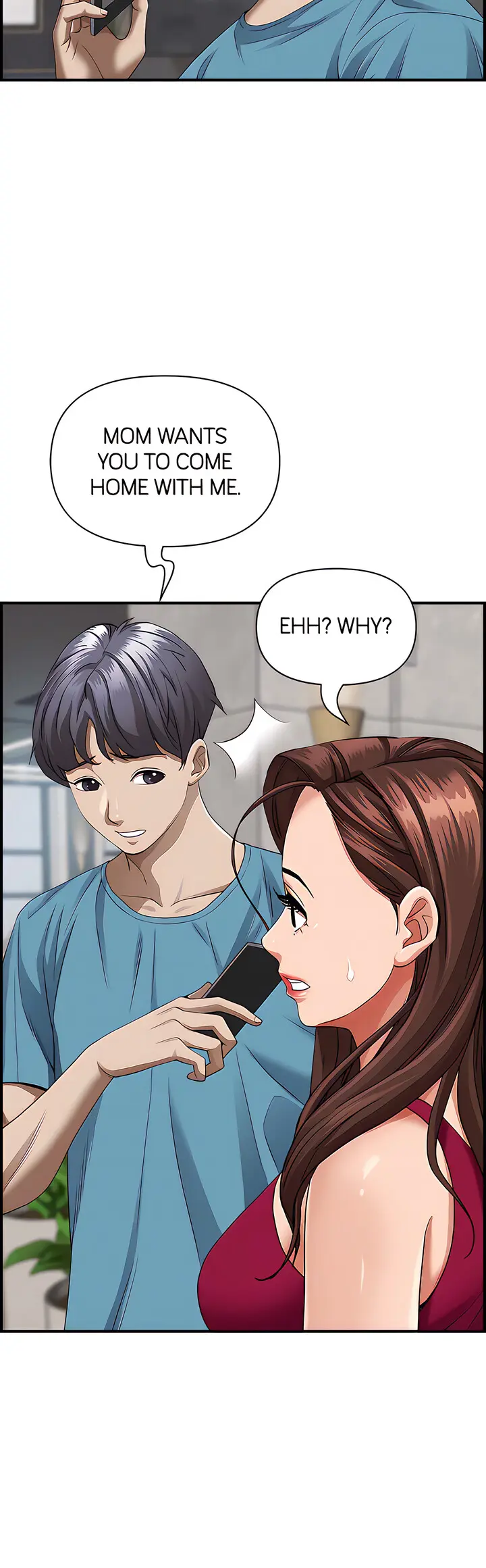 Living With A Milf Manhwa Ahaabc Chapter 62 - Page 19