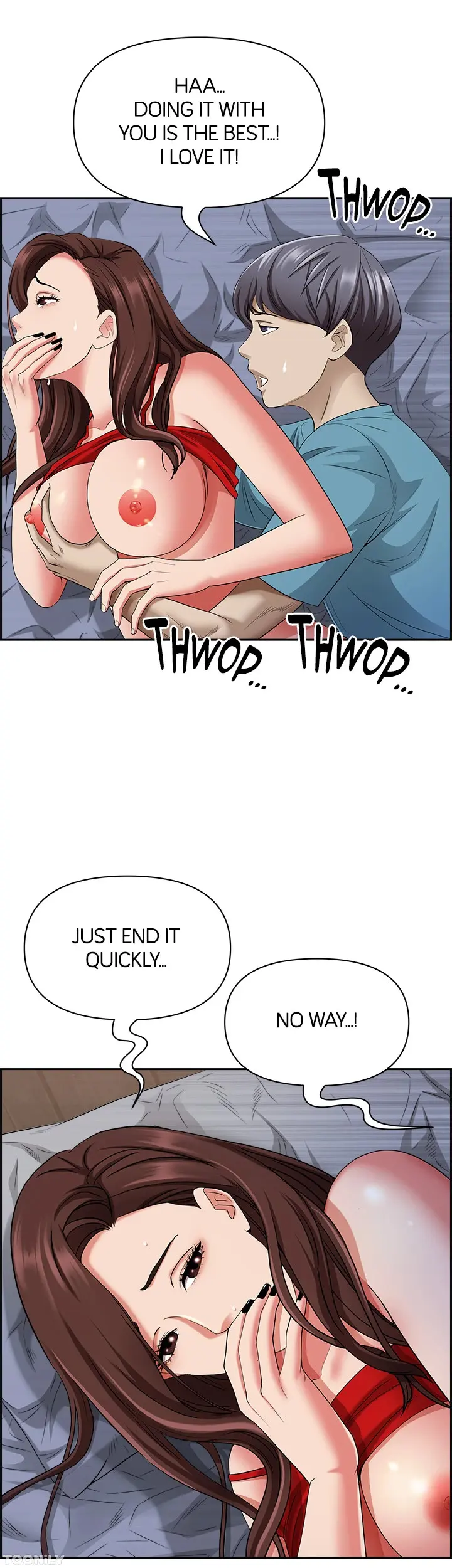 Living With A Milf Manhwa Ahaabc Chapter 81 - Page 11