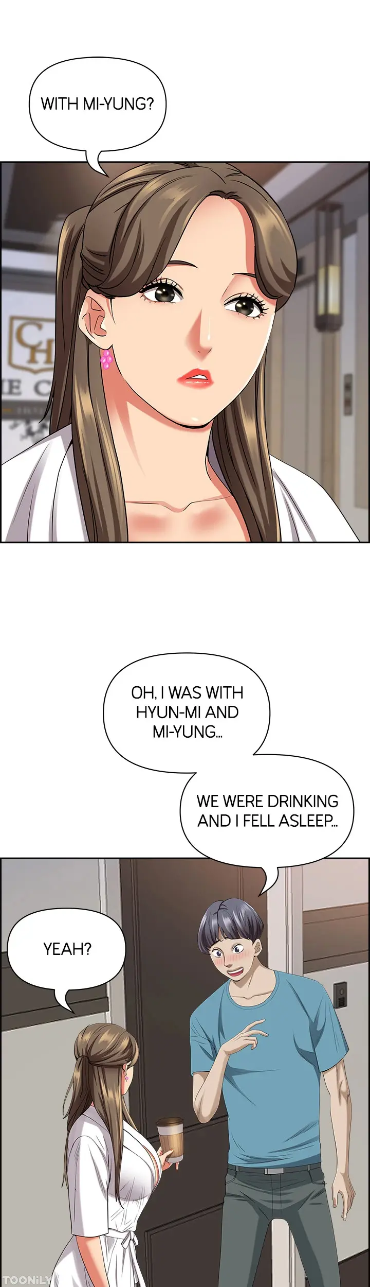 Living With A Milf Manhwa Ahaabc Chapter 84 - Page 8