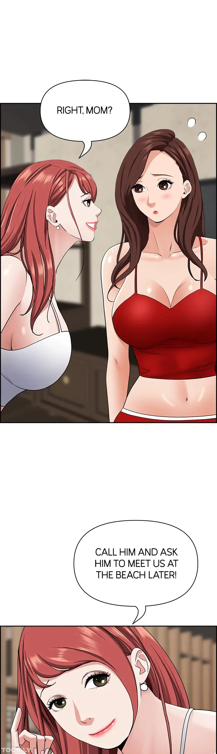 Living With A Milf Manhwa Ahaabc Chapter 86 - Page 23