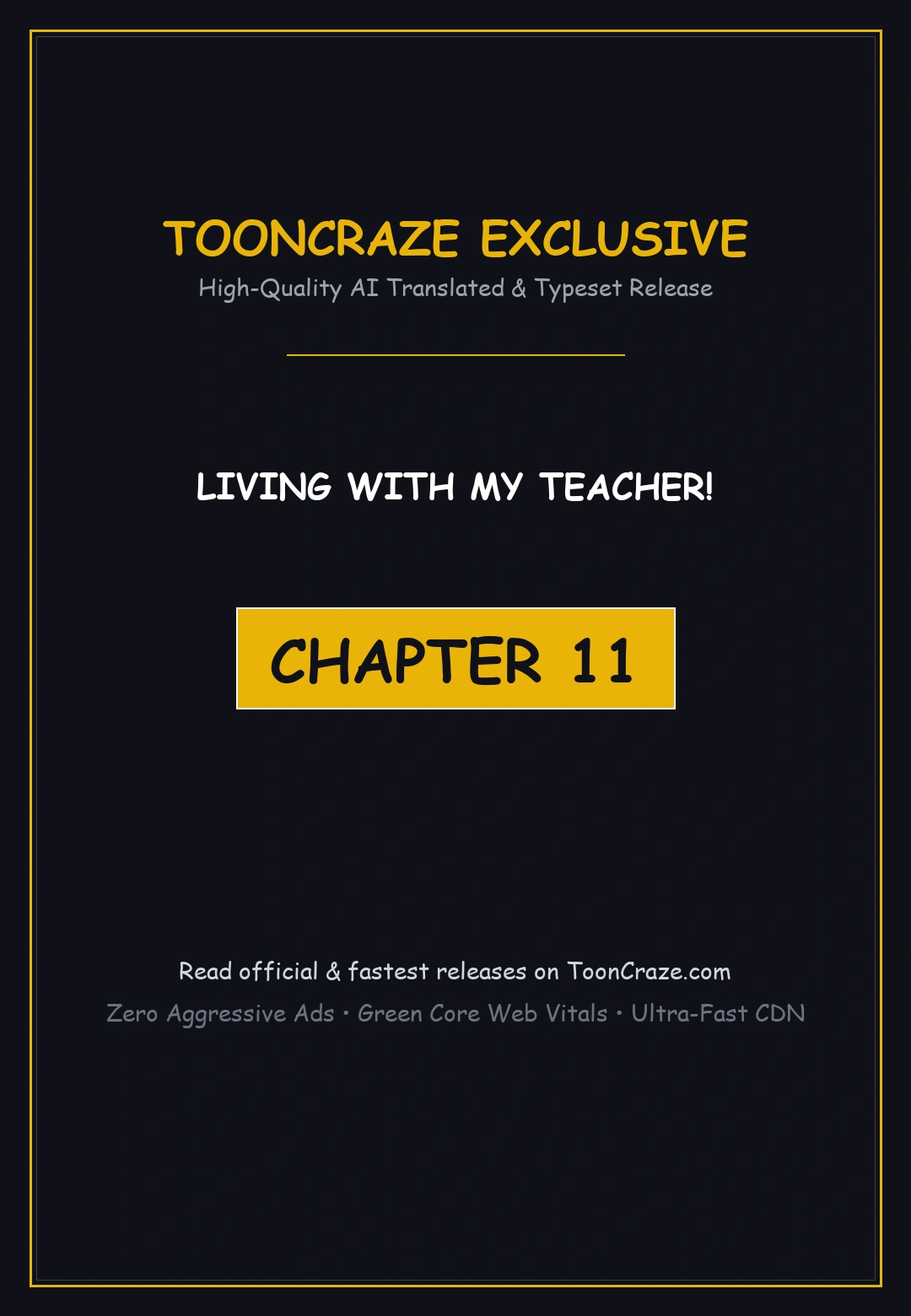 Living With My Teacher Chapter 11 - Page 1