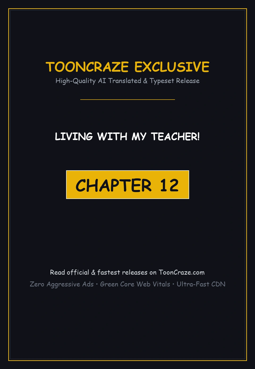 Living With My Teacher Chapter 12 - Page 1