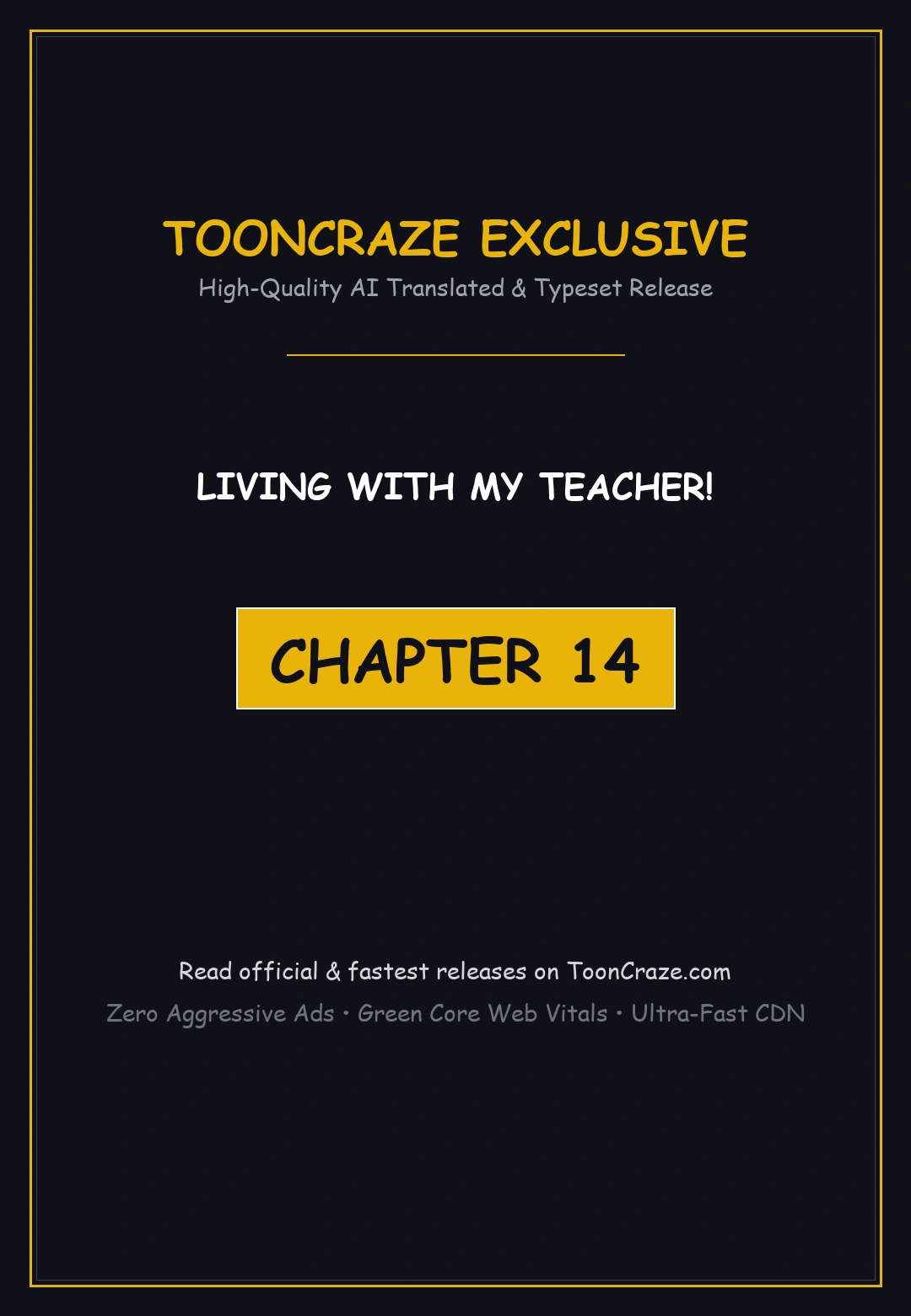Living With My Teacher Chapter 14 - Page 1