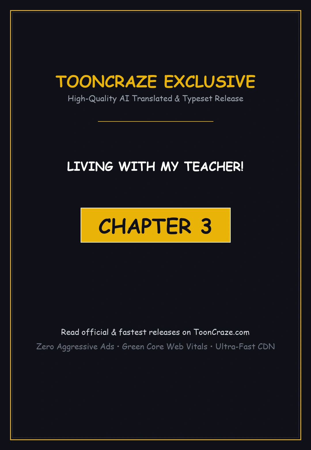 Living With My Teacher Chapter 3 - Page 1