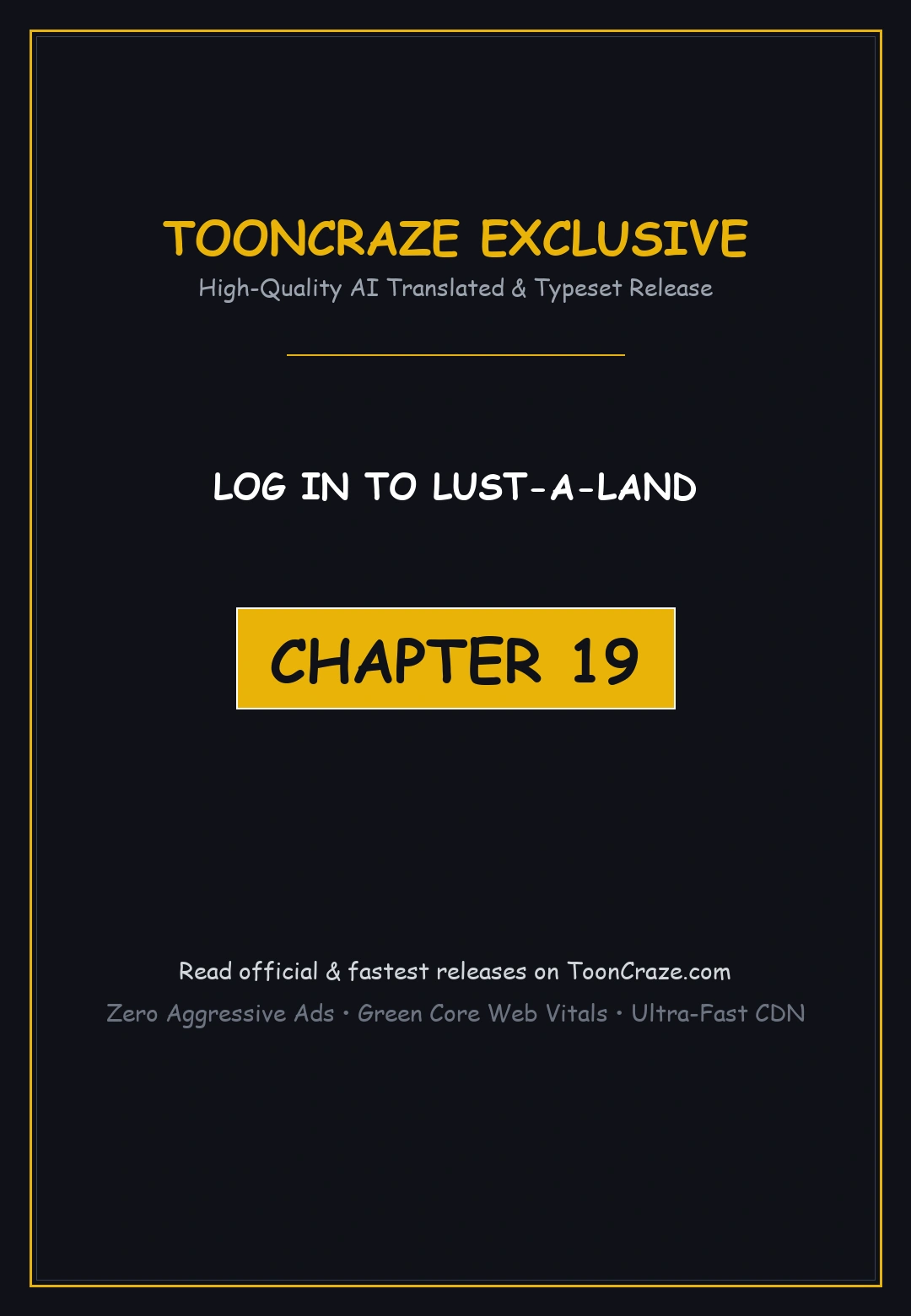Log In To Lust A Land Chapter 19 - Page 1