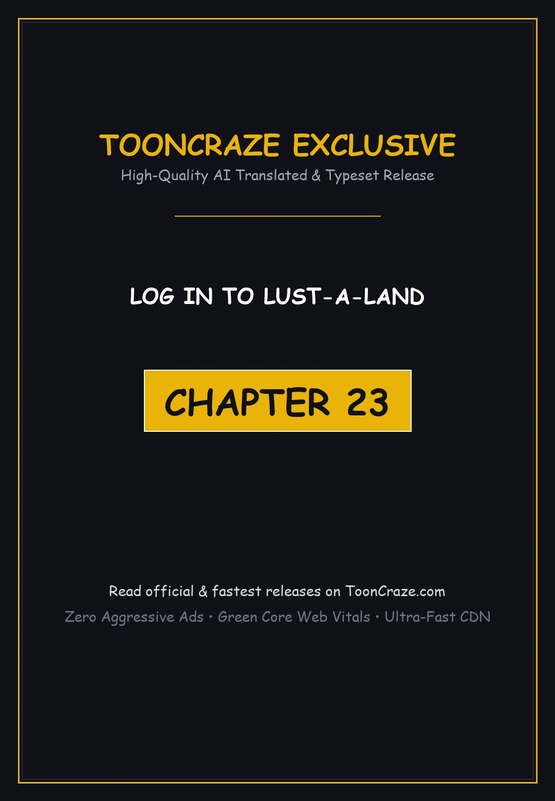 Log In To Lust A Land Chapter 23 - Page 1