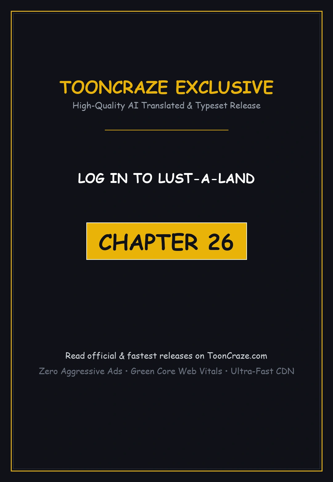 Log In To Lust A Land Chapter 26 - Page 1