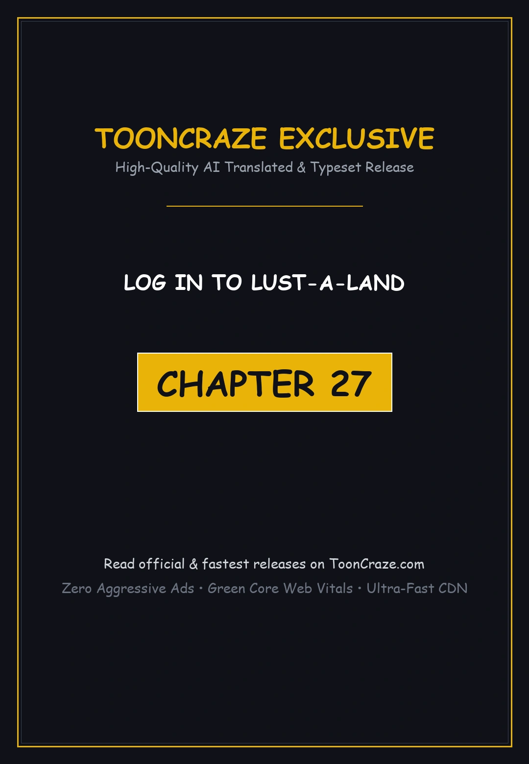 Log In To Lust A Land Chapter 27 - Page 1