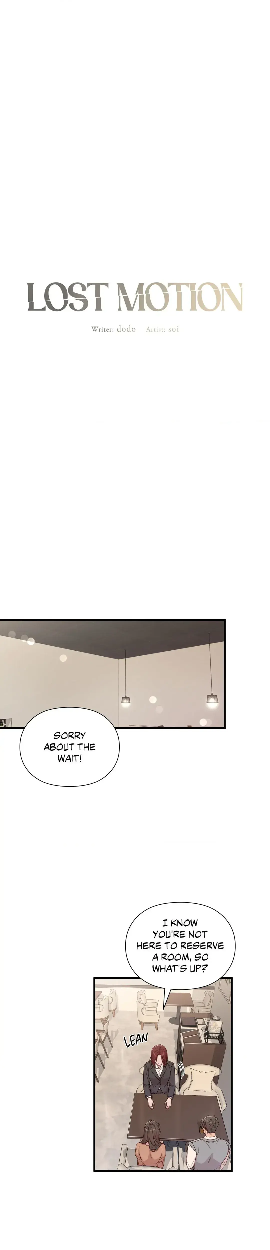 Lost Motion Chapter 28 - Page 1