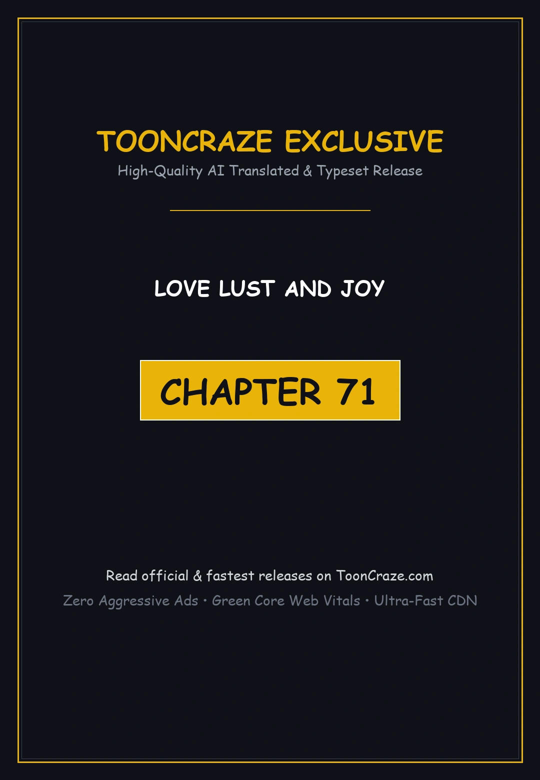 Love Lust And Joy Chapter 71 - Page 1