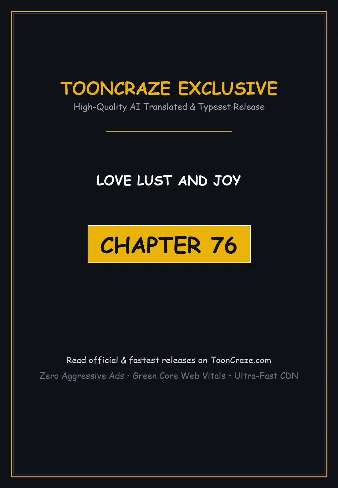 Love Lust And Joy Chapter 76 - Page 1