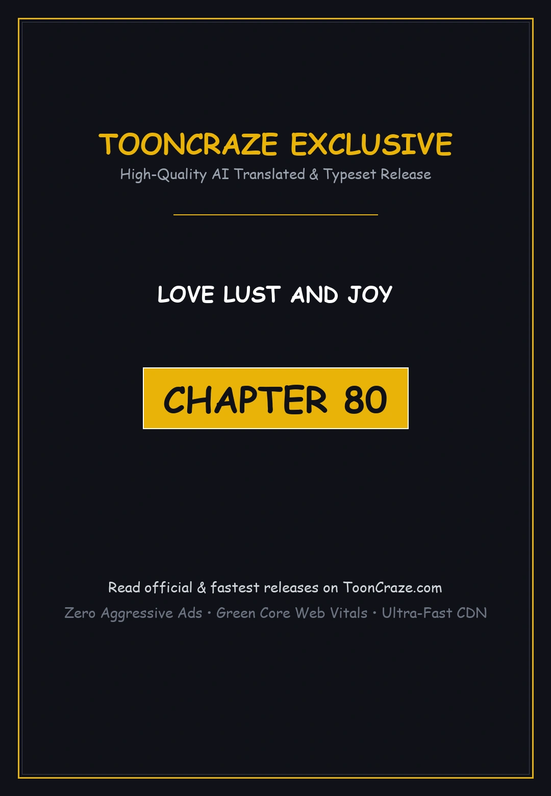 Love Lust And Joy Chapter 80 - Page 1