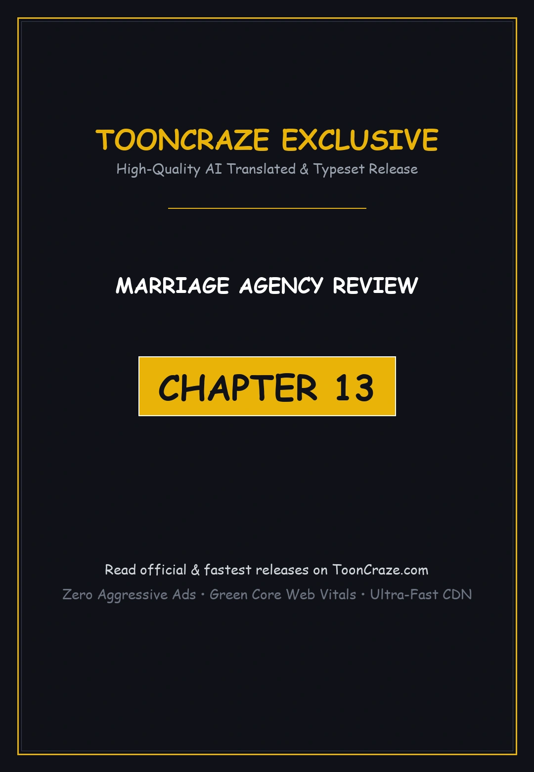 Marriage Agency Review Chapter 13 - Page 1