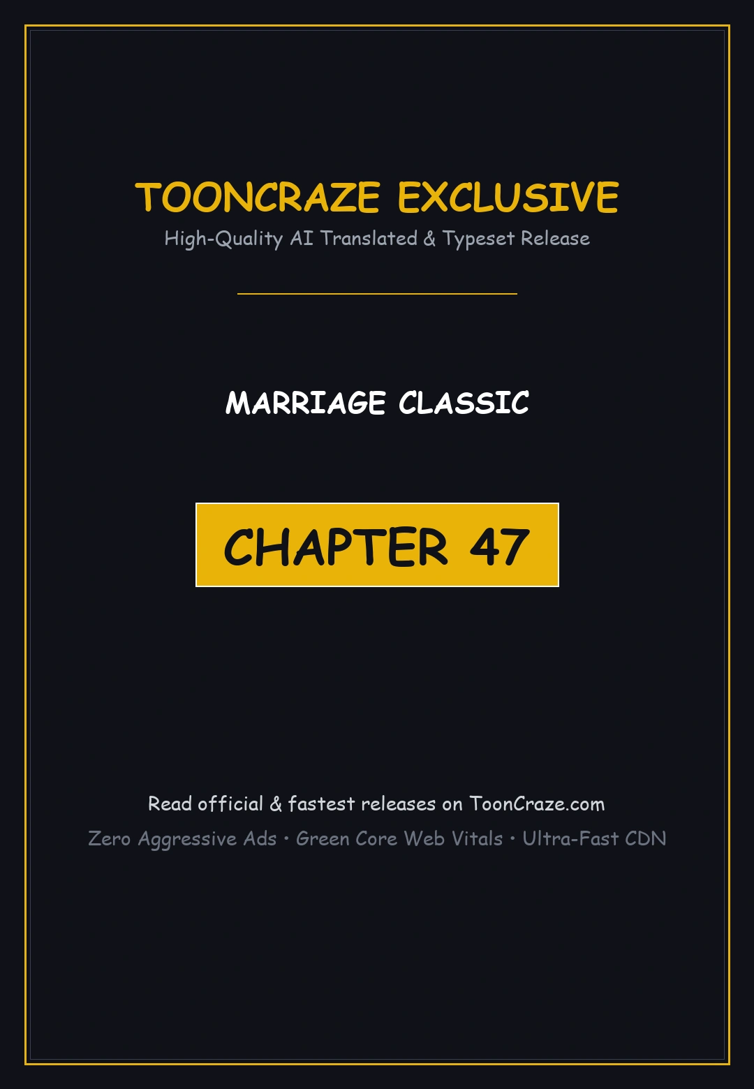 Marriage Classic Chapter 47 - Page 1