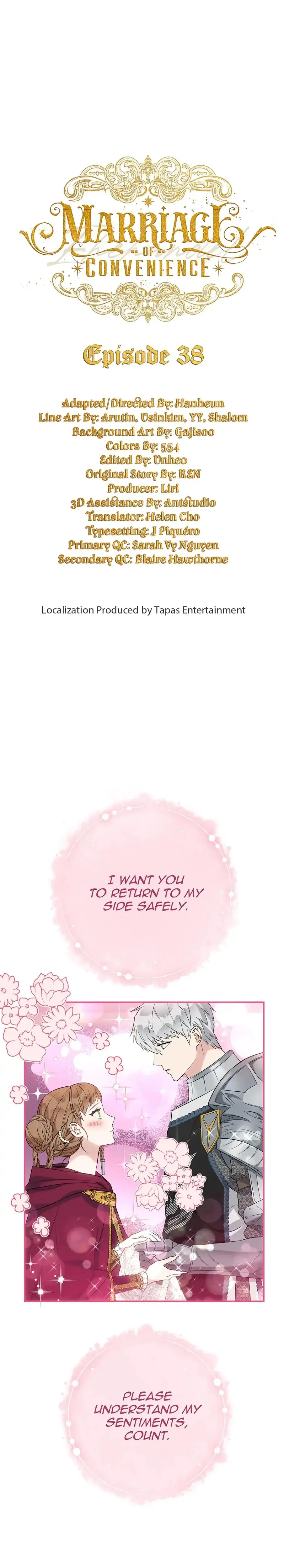 Marriage Of Convenience Chapter 38 - Page 1