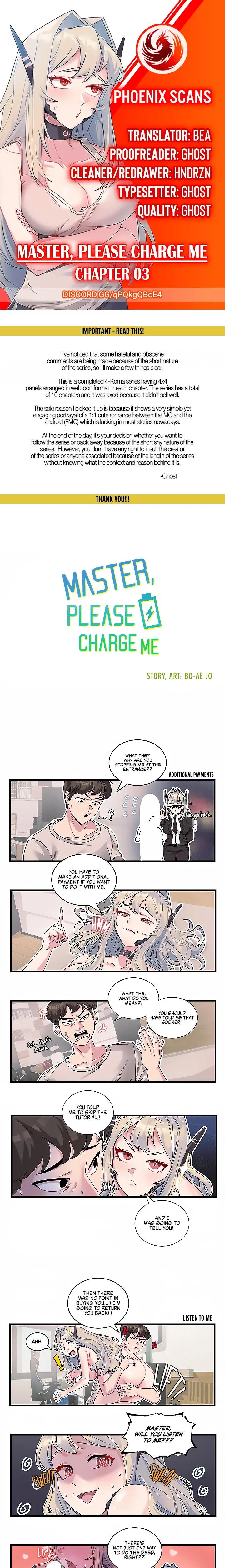 Master Please Charge Me Chapter 3 - Page 1