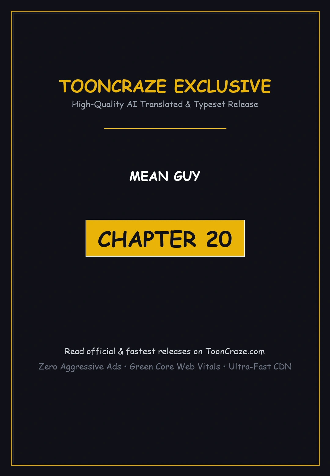 Mean Guy Chapter 20 - Page 1