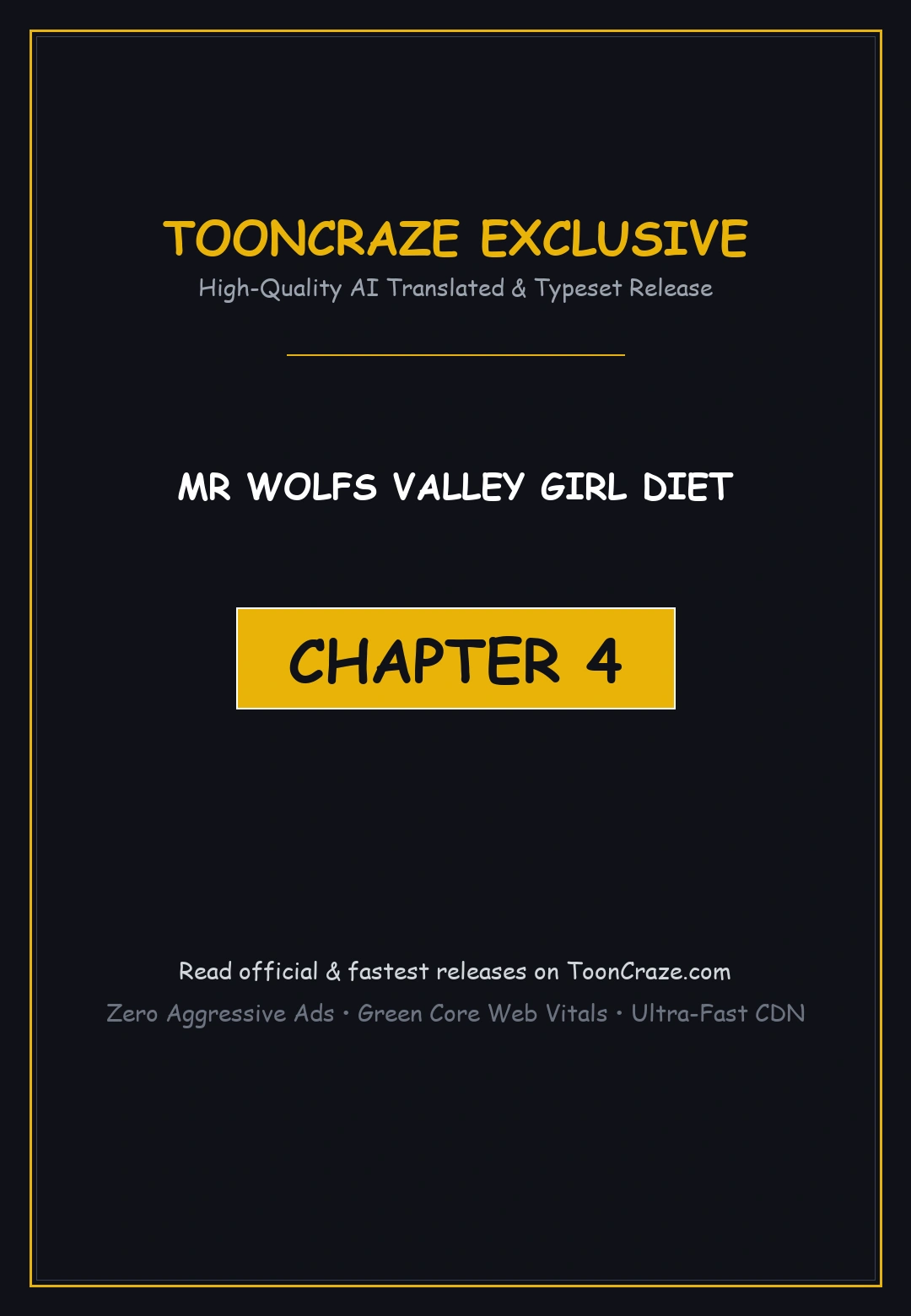 Mr Wolfs Valley Girl Diet Chapter 4 - Page 1