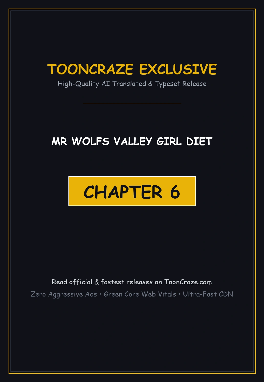 Mr Wolfs Valley Girl Diet Chapter 6 - Page 1