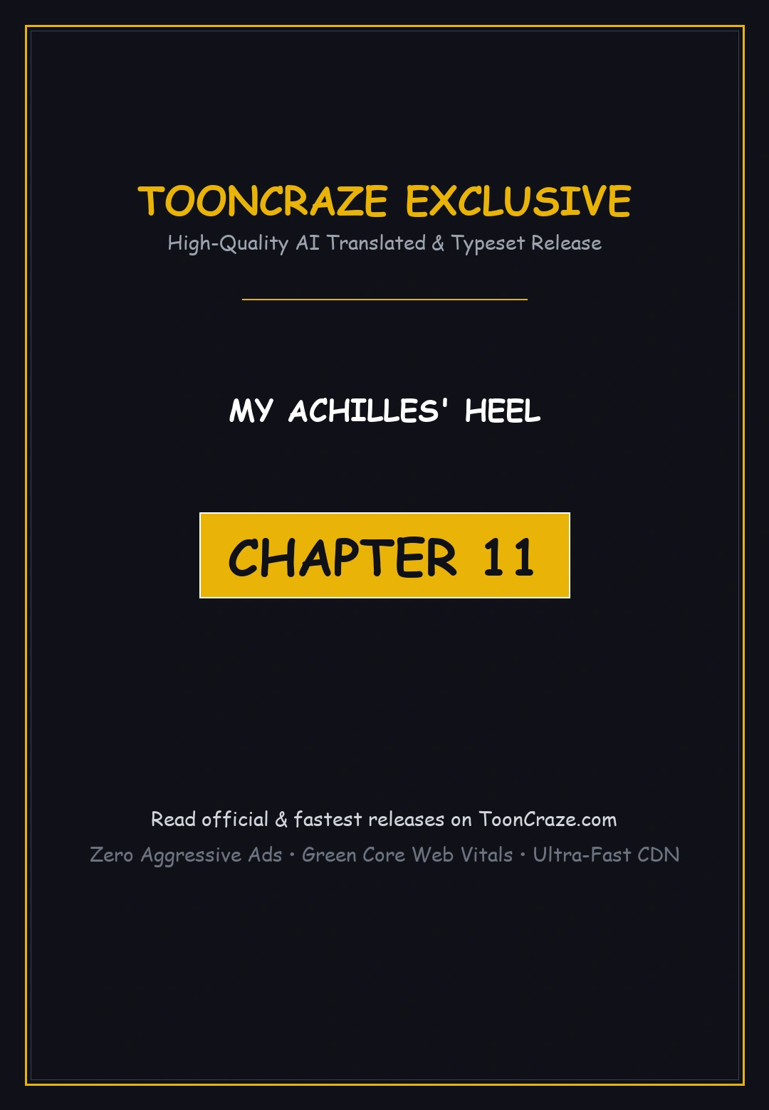 My Achilles Heel Chapter 11 - Page 1