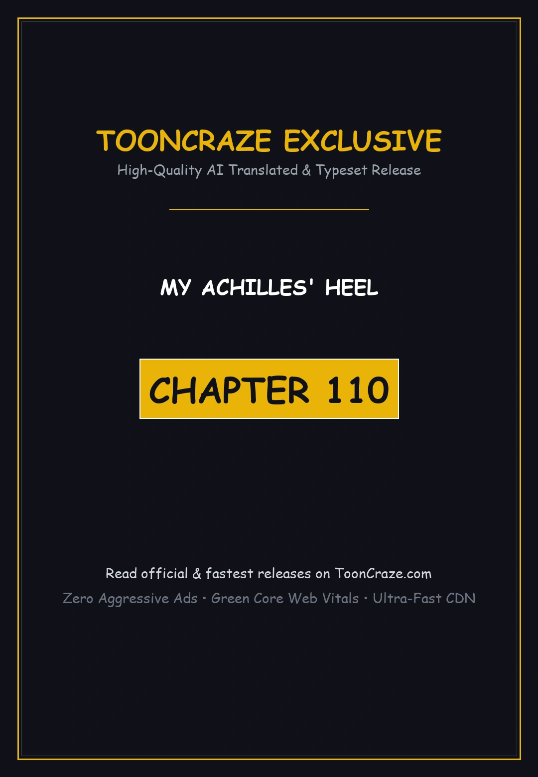 My Achilles Heel Chapter 110 - Page 1