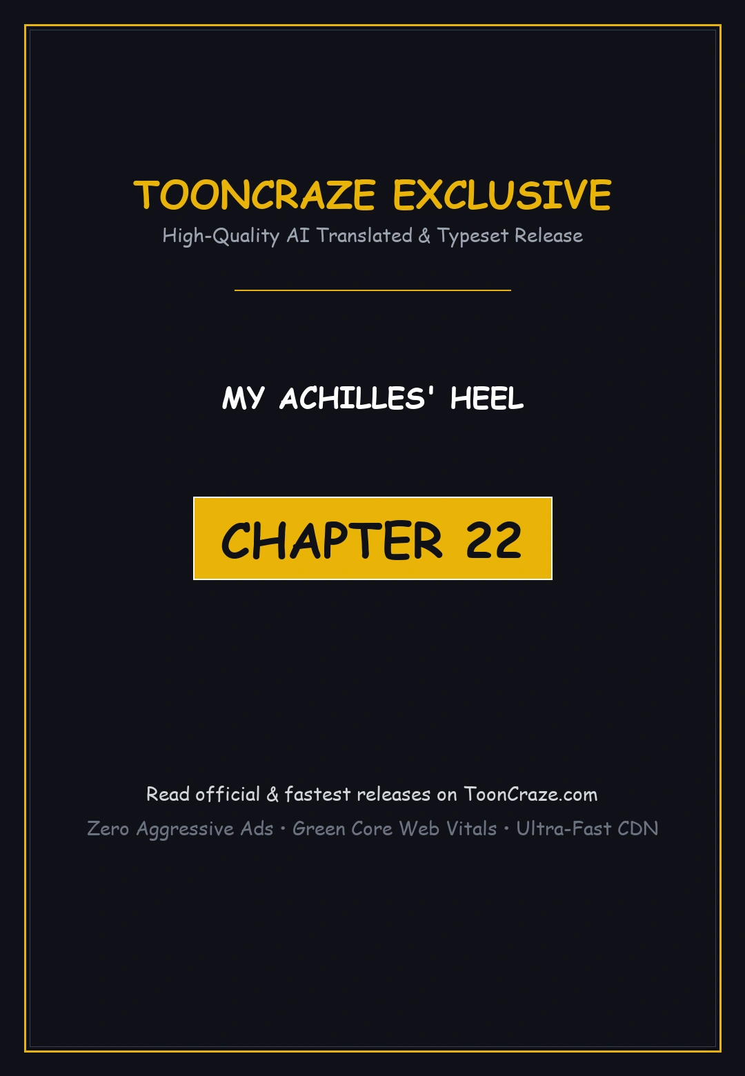 My Achilles Heel Chapter 22 - Page 1