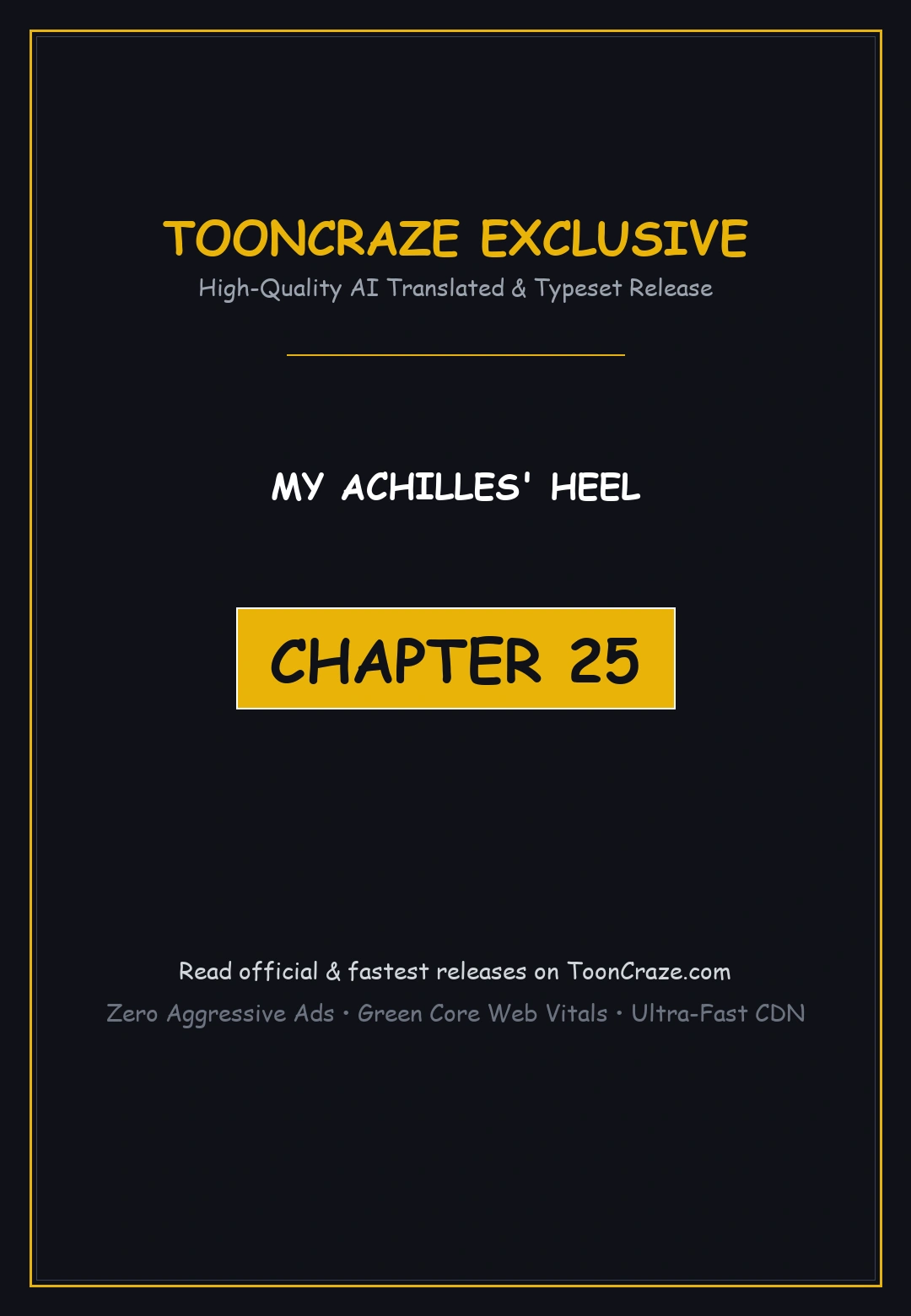 My Achilles Heel Chapter 25 - Page 1