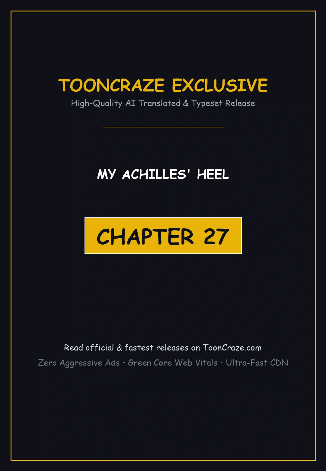 My Achilles Heel Chapter 27 - Page 1