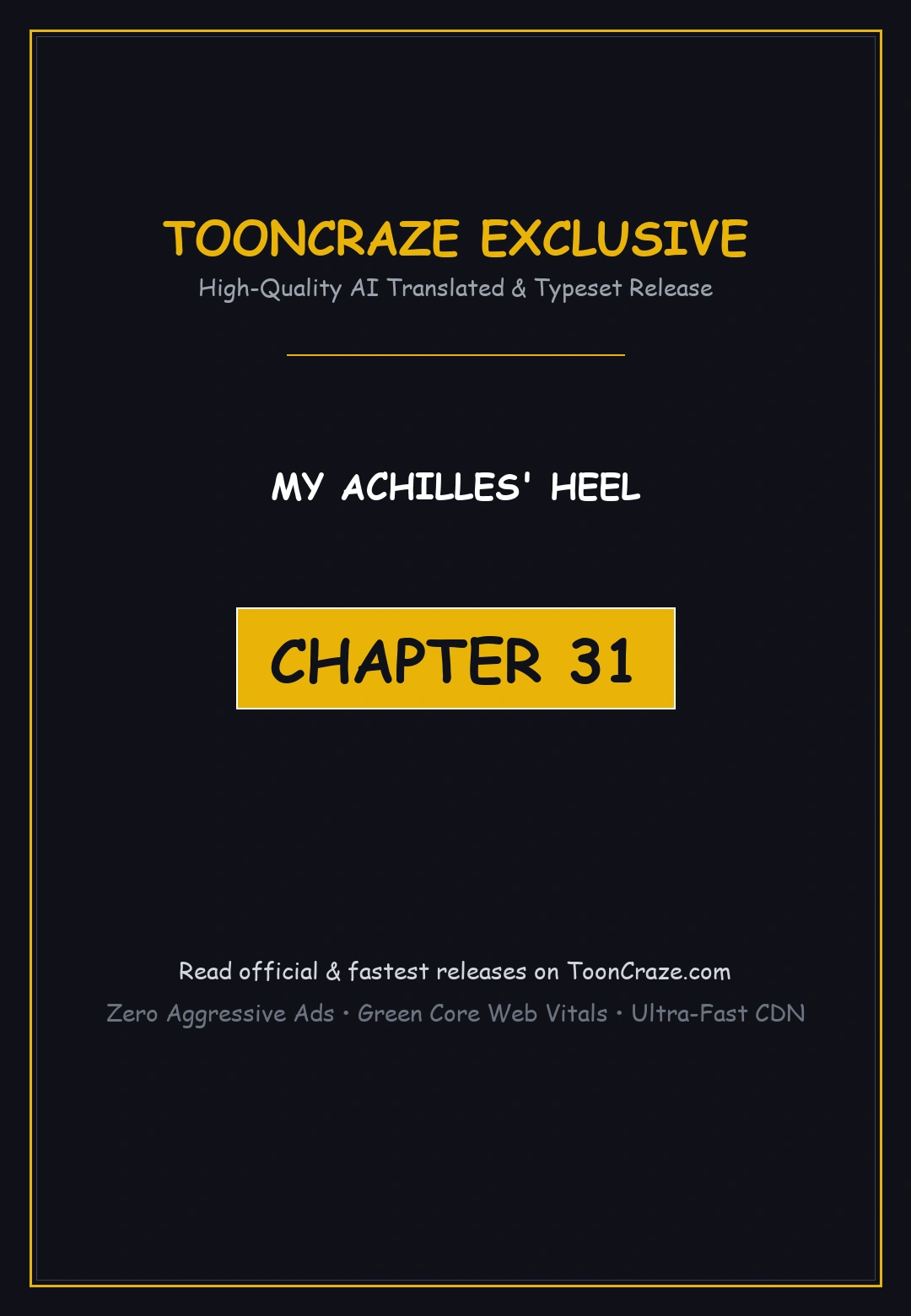 My Achilles Heel Chapter 31 - Page 1