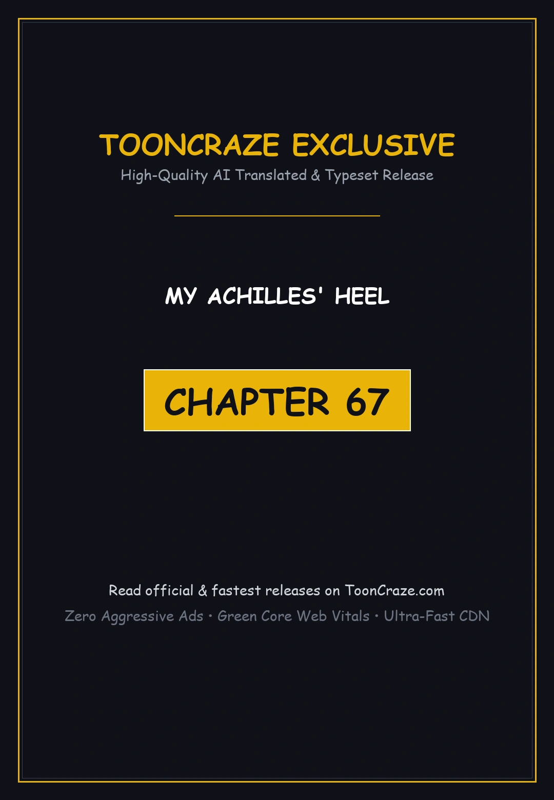 My Achilles Heel Chapter 67 - Page 1