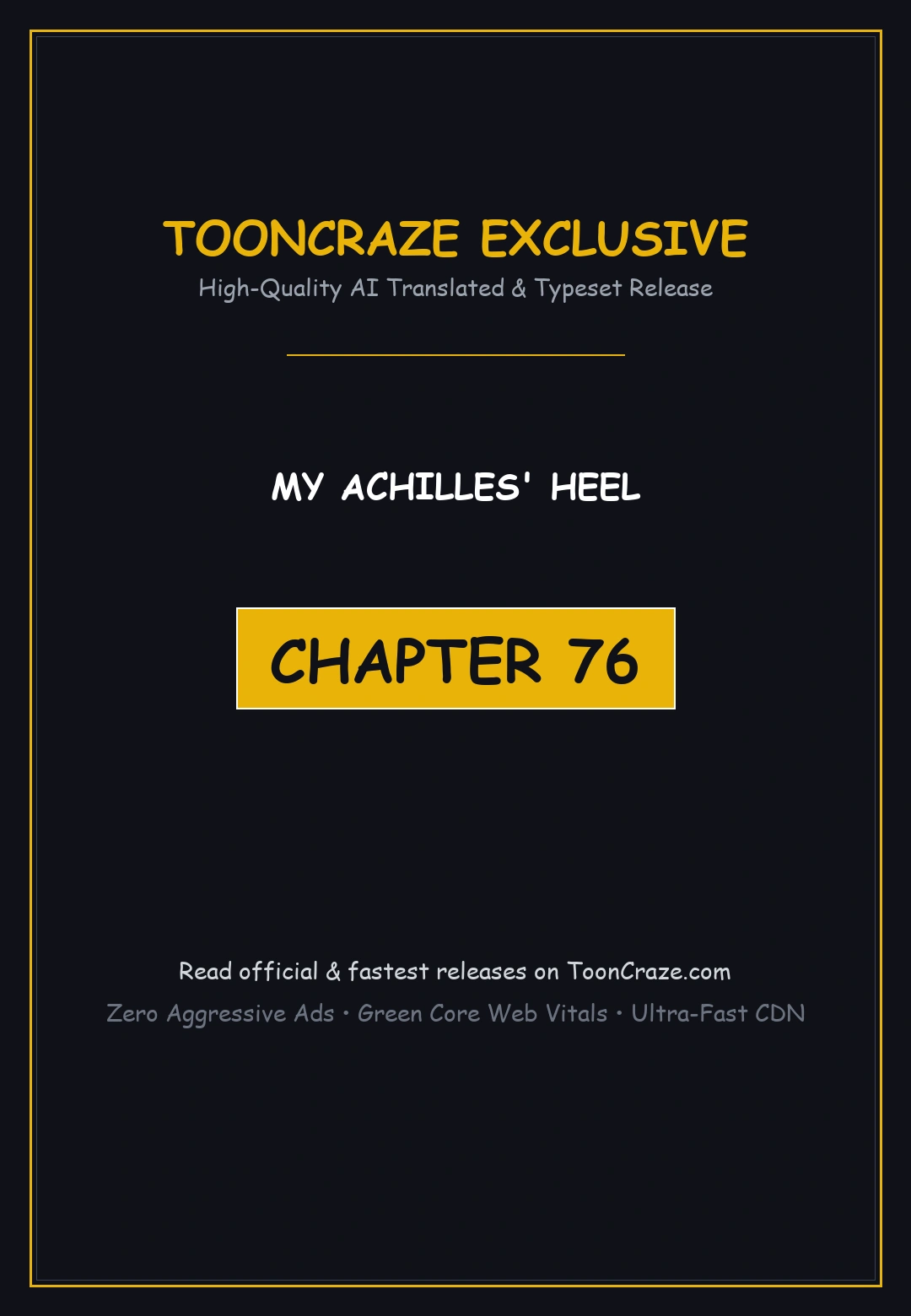 My Achilles Heel Chapter 76 - Page 1
