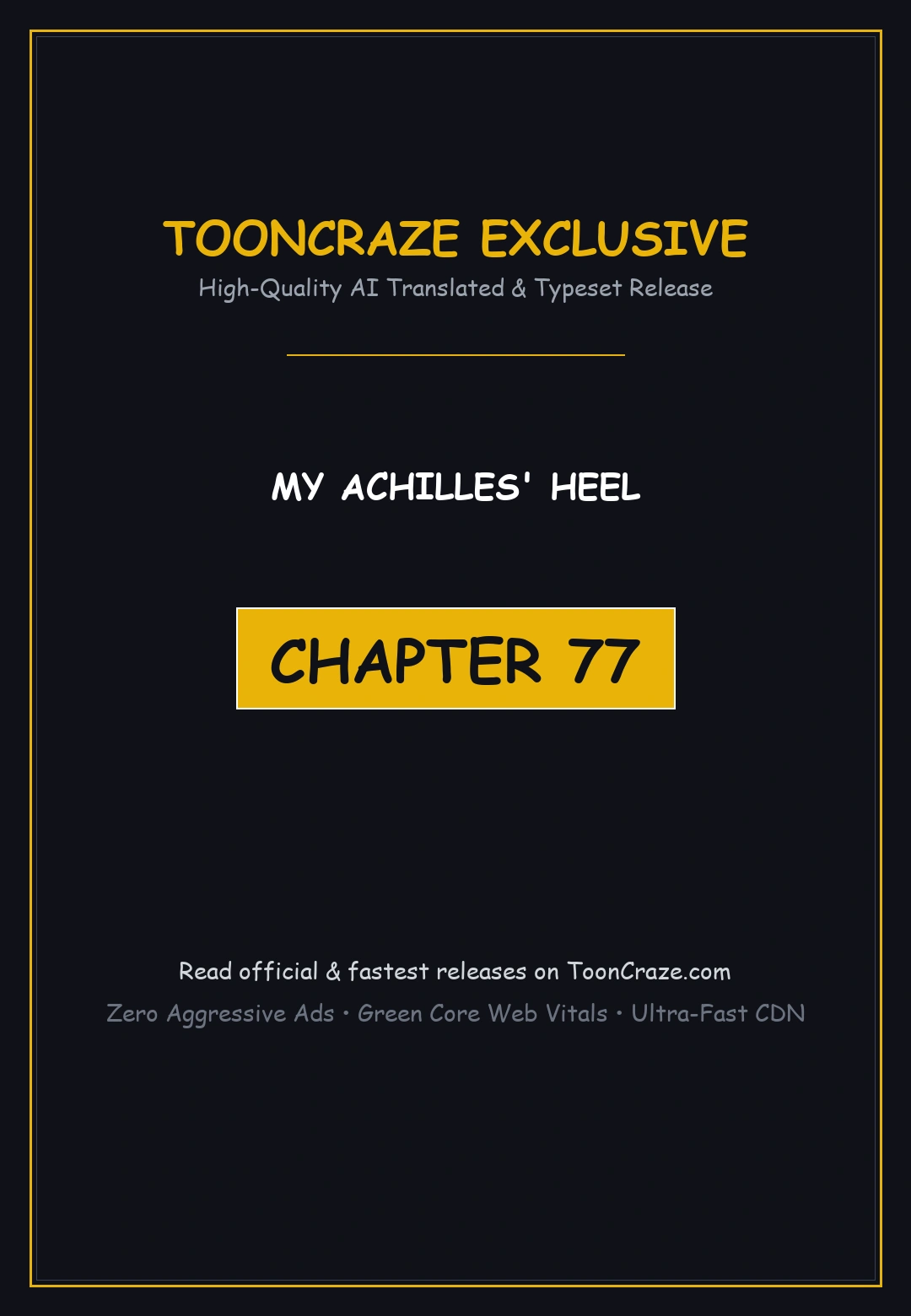 My Achilles Heel Chapter 77 - Page 1