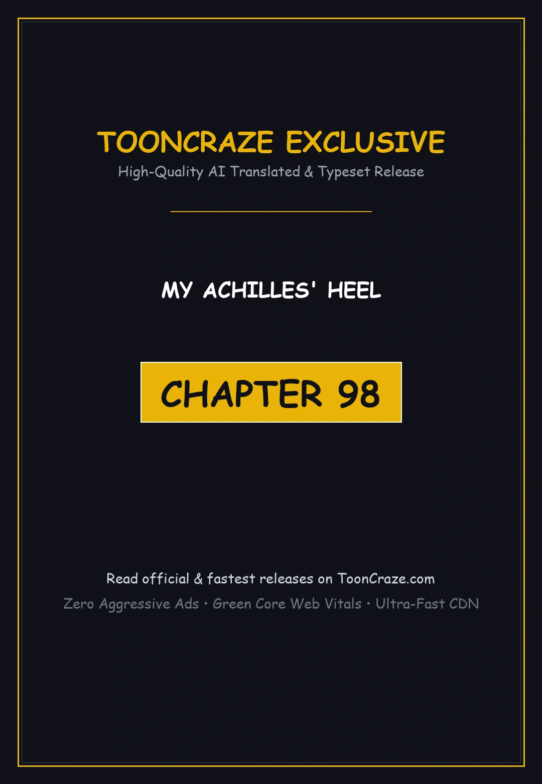 My Achilles Heel Chapter 98 - Page 1